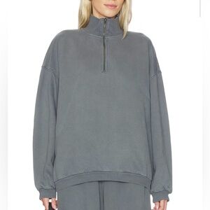 SKIMS Gray Turtleneck Sweater